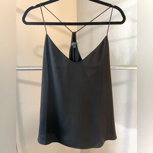 J. Crew Strappy Y-Back Camisole Tank | Black | Large